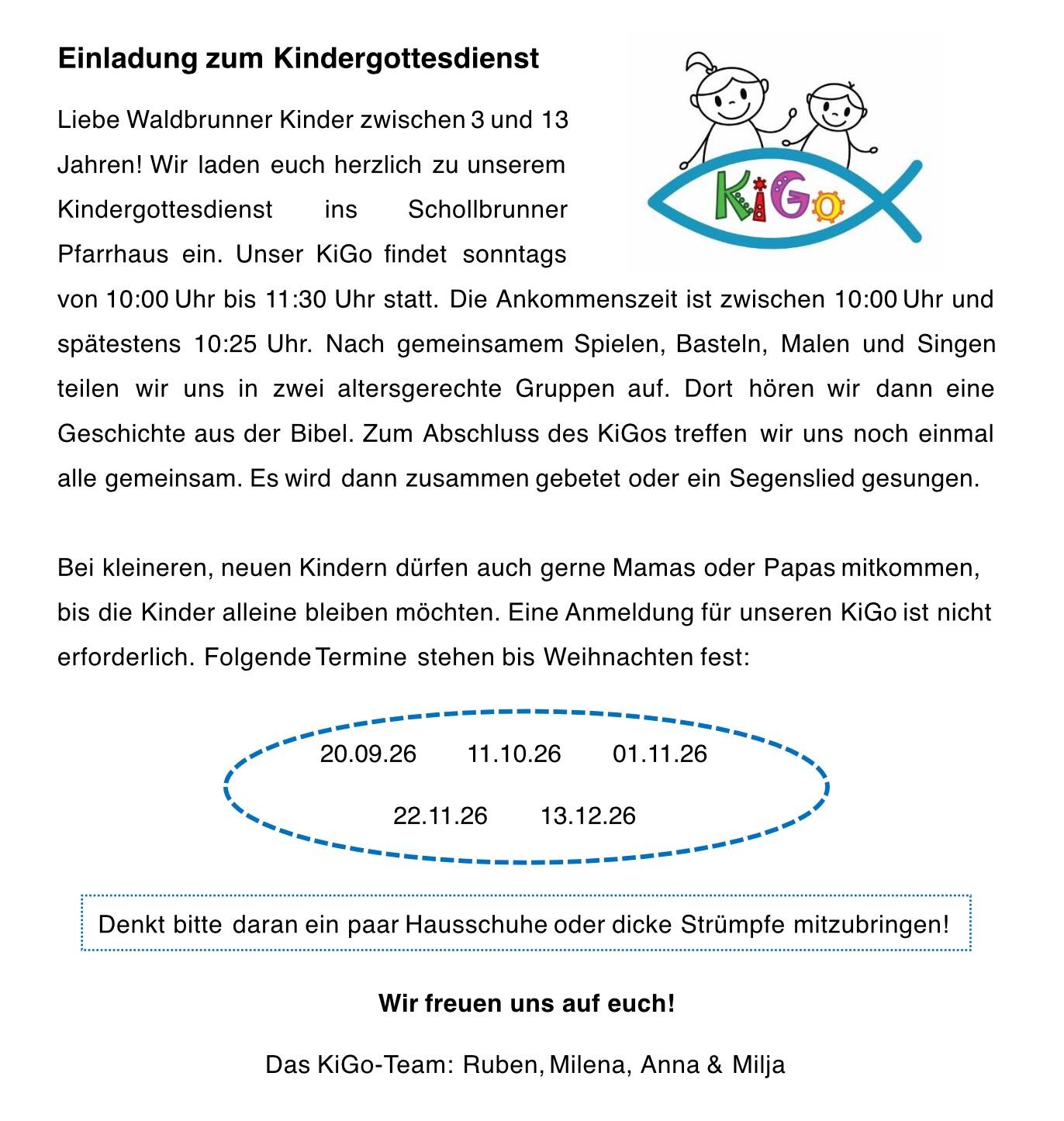 Quelle: Ev. Kirchengemeinden Waldbrunn
