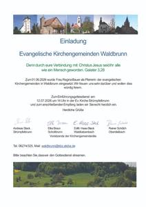 Quelle: Pfarramt Waldbrunn